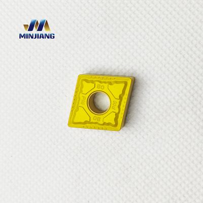 Rombus 80° Mecanizado externo e interno PVD CVD Polígono regular de carburo de tungsteno Herramientas de corte CNC para torno de metal