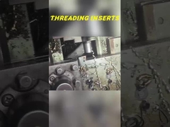 Insertos de roscado de carburo, Corte de precisión, Longevidad excepcional de la herramienta, Proceso